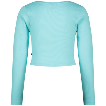Aw24kgn30003g basic crop rib longsleeveartic blueback
