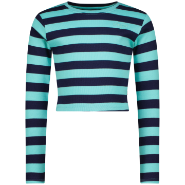 Aw24kgn30004g basic crop rib stripeartic bluefront