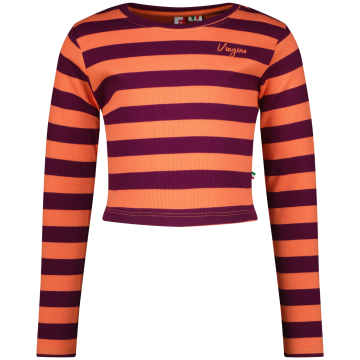 Aw24kgn30004g basic crop rib stripefresh coralfront