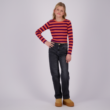 Aw24kgn30004g basiccrop rib stripefresh coralmodel2