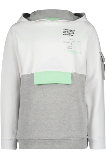 Evert white grey melange 1