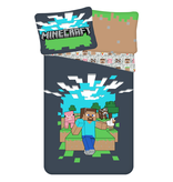 Minecraft dekbedovertrek adventure eenpersoons 140