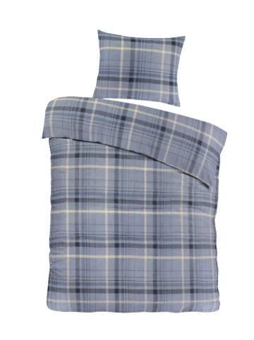 Solden flanel blue   top single view