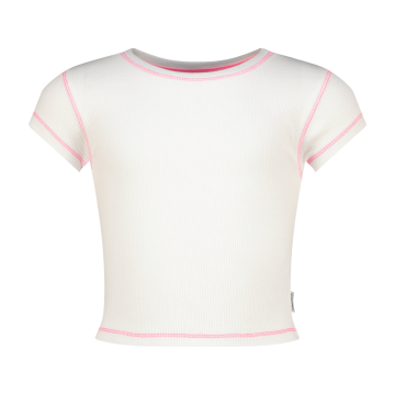 Ss26kg300035basic crop rib teereal whitefront