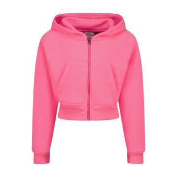 Ss26kg346036basic ziphoody terryneon pinkfront
