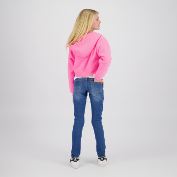 Ss26kg346036basic ziphoody terryneon pinkmodel3