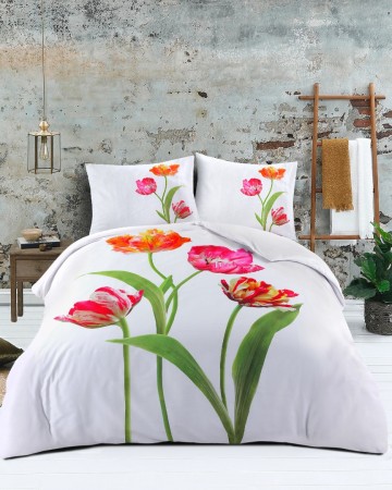 Tulips white   room view 2