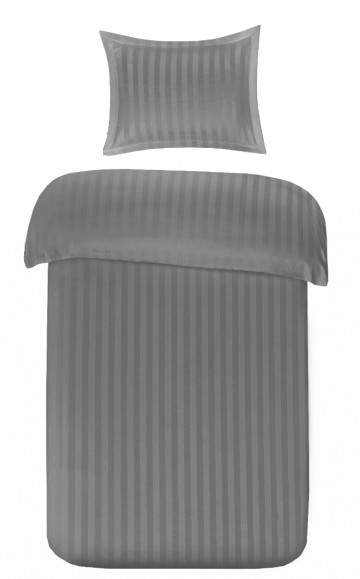 Uni satin grijs single top view