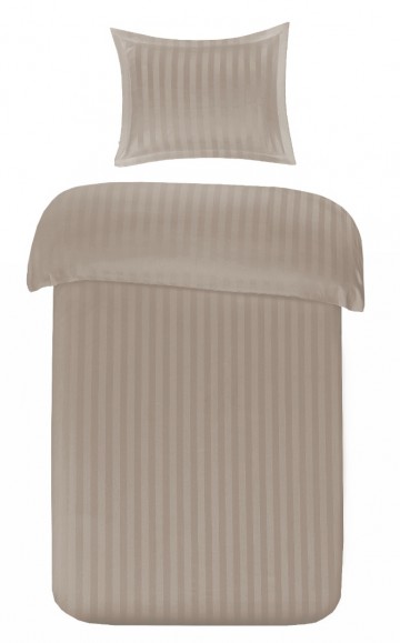 Uni satin taupe single top view