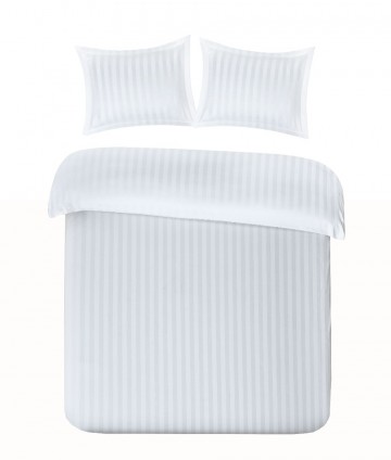 Uni satin wit top view